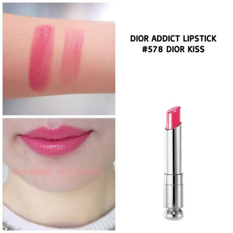 dior addict lipstick diorkiss 578|Dior Diorkiss (578) Dior Addict Lipstick (2015) Review & Swatches.